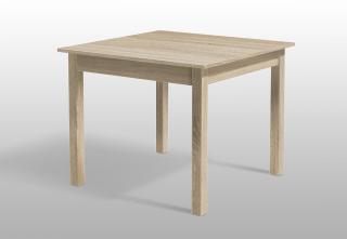 Jídelní stůl bez rozkladu 80x80 cm / 18mm barva lamina: dub sonoma