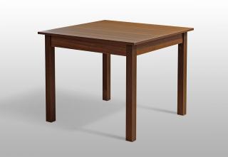 Jídelní stůl bez rozkladu 80x80 cm / 18mm barva lamina: ořech