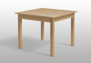 Jídelní stůl bez rozkladu 90x90 cm / 18mm barva lamina: buk