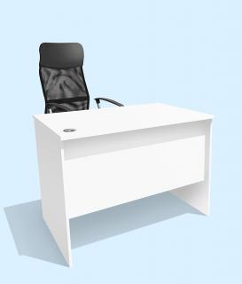 Kancelářský stůl Alfa 81 barva lamina: bílá