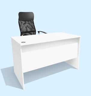 Kancelářský stůl Alfa 82 barva lamina: bílá