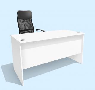 Kancelářský stůl Alfa 83 barva lamina: bílá