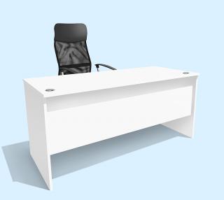 Kancelářský stůl Alfa 84 barva lamina: bílá
