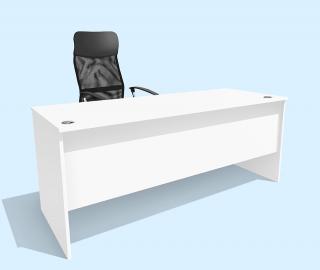 Kancelářský stůl Alfa 85 barva lamina: bílá