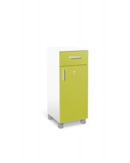 Koupelnová skříňka K26 barva skříňky: bílá 113, barva dvířek: lemon lesk
