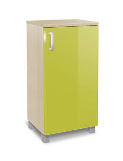 Koupelnová skříňka K5 barva skříňky: akát, barva dvířek: lemon lesk