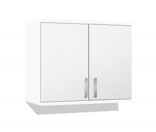 Koupelnová skříňka závěsná K37 barva skříňky: bílá 113, barva dvířek: bílá lamino