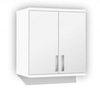 Koupelnová skříňka závěsná K38 barva skříňky: bílá 113, barva dvířek: bílá lamino