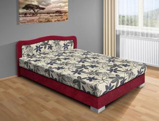 Levná postel s úložným prostorem Apollo 200x140 Barva: bordó/šedá