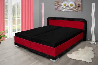 Manželská postel s úložným prostorem Jaro 200x160 Barva: bordó