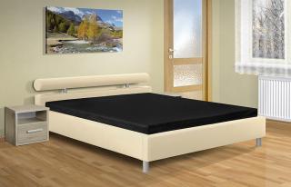 Moderní manželská postel Doroty 180x200 cm Barva: eko béžová