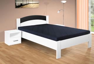 postel Jason 200x120 cm matrace: matrace Orthopedy maxi 19 cm, Barva postele: bílá 113, Úložný prostor: bez úložného prostoru