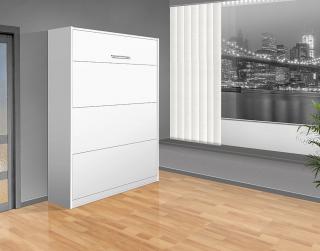 Sklápěcí postel VS 1054 P - 200x180cm barva lamina: bílá, nosnost: standardní