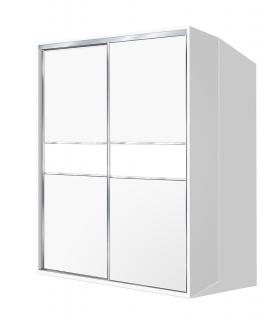 Variabilní šatní skříň s posuvnými dveřmi Beta HIT 43 barva lamina: Bílá 113