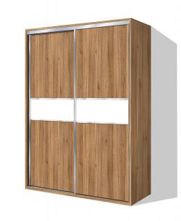 Variabilní šatní skříň s posuvnými dveřmi Beta HIT 43 barva lamina: ořech lyon
