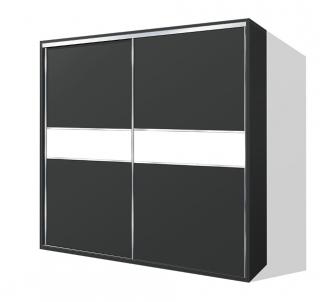 Variabilní šatní skříň s posuvnými dveřmi Beta HIT 46 barva lamina: Antracit