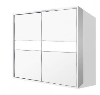 Variabilní šatní skříň s posuvnými dveřmi Beta HIT 46 barva lamina: Bílá 113