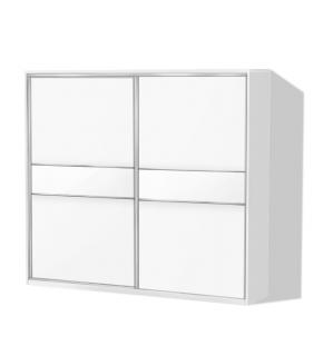 Variabilní šatní skříň s posuvnými dveřmi Beta HIT 47 barva lamina: Bílá 113