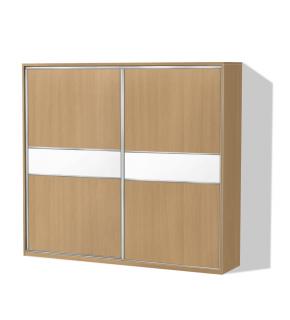 Variabilní šatní skříň s posuvnými dveřmi Beta HIT 47 barva lamina: Buk 381