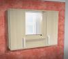 Závěsná koupelnová skříňka se zrcadlem K11 barva skříňky: akát, barva dvířek: akát lamino