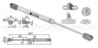 Zvedací mechanismus BL komplet - píst 100N