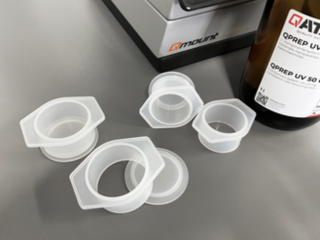 Kulatá zalévací formička průhledná Qmould, 5ks (Ø 40 mm, 50 mm) průměr: Ø 40, Množství v balení: 5ks, (≥ 5 bal = 5% sleva • ≥ 10 bal =10% sleva )