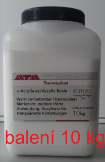 THERMOPLAST- pryskyřice pro zapékání za tepla Množství v balení: 10 kg, (≥ 5 bal = 5% sleva • ≥ 10 bal =10% sleva )