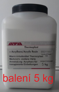 THERMOPLAST- pryskyřice pro zapékání za tepla Množství v balení: 5 kg (≥ 5 bal = 5% sleva • ≥ 10 bal =10% sleva )