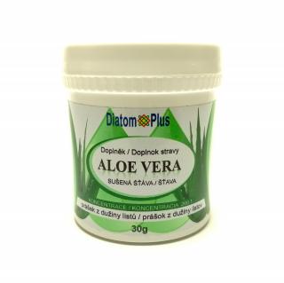 DiatomPlus Aloe Vera sušená šťáva prášek koncentrace 200:1 30gr, 10000ml