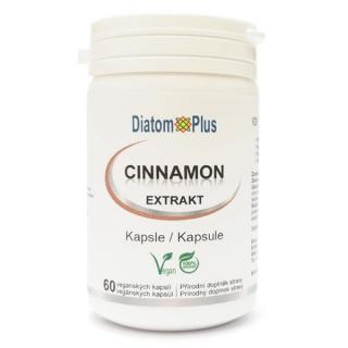 Skořice (Cinnamon) extrakt 20% - 60 ks veganské kapsle