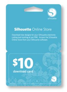 10USD kredit do Silhouette Design Store- elektronický kód bez poštovného