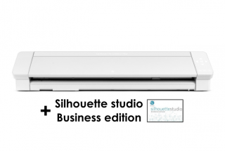 Bílý řezací plotr - Silhouette Cameo4 PRO šíře 60cm s Business edition Sihouette Studia