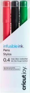 Pera infusible ink JOY 3ks- červená, černá, zelená