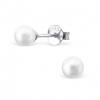 Puzetová perlička Ag 925, 0,3g Barva: Pearl White