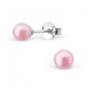 Puzetová perlička Ag 925, 0,3g Barva: Pink