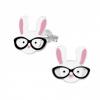 Puzetoví králíčci s brýlemi, Ag 925, 0,85g