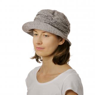 Dámský letní klobouk z bavlněného kreše Velikost: 55