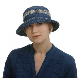 Riflový klobouk s ozdobnou síťkou Velikost: 60