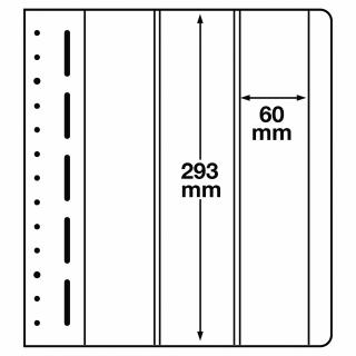 Albové LB listy Typ: LB3 VERT 60x293 mm