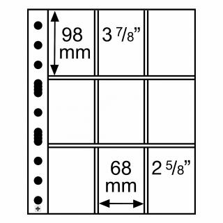 Albové listy GRANDE SH312 Velikost: 98 x 68 mm (9 kapes)