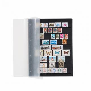 Albové listy na poštovní známky, kartonové Typ: Černé