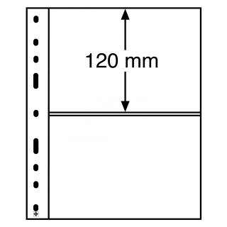 Albové listy OPTIMA, 2 kapsy, 180 x 120 mm Typ: Černé