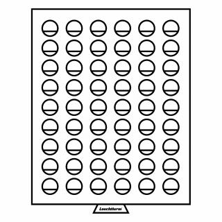 Boxy na mince, kulaté, tmavě červené Velikost 1 pole: Ø 26 mm