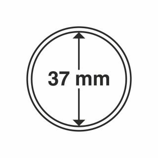 Bublinky na mince, 10 ks Ø: 37 mm