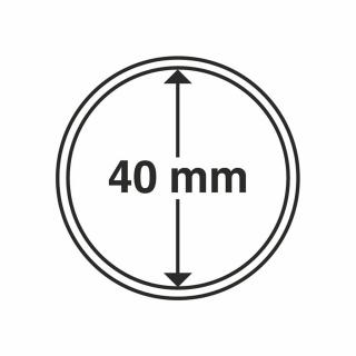 Bublinky na mince, 10 ks Ø: 40 mm