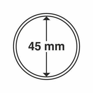 Bublinky na mince, 10 ks Ø: 45 mm