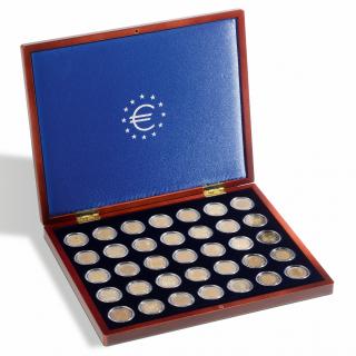 Kazeta na mince VOLTERRA UNO DE LUXE EURO, na 35 mincí v bublinkách