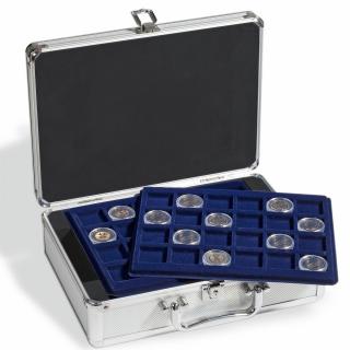 Kufr na plata na mince CARGO S6, modré plata Typ: Průměr 33 mm