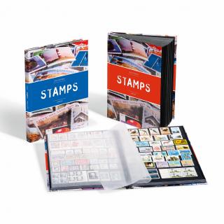 Zásobník na známky STAMPS, A4, 16 černých stran