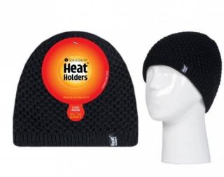 Dámská thermočepice Heat Holders - pletená Barva: Černá II